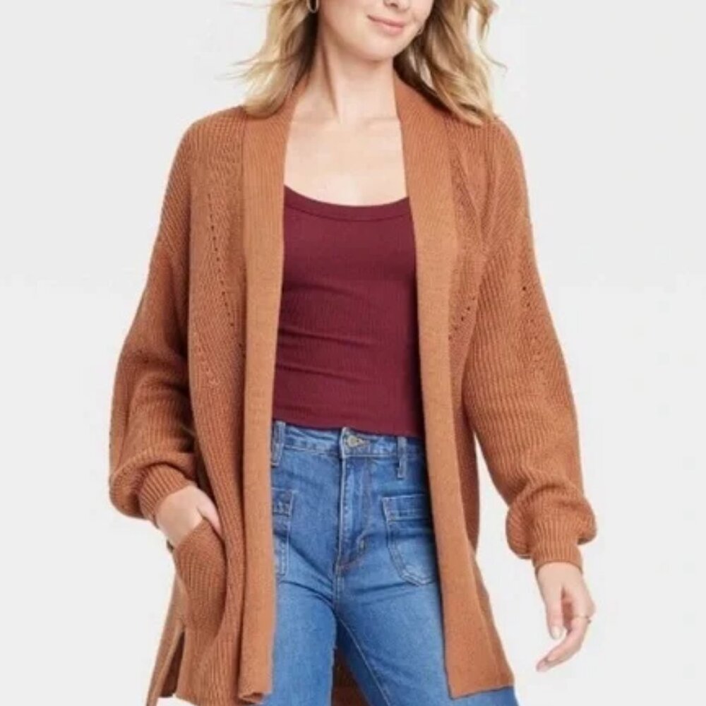 UNIVERSAL THREAD PLUS SIZE LONG SLEEVE CARDIGAN O… - image 1